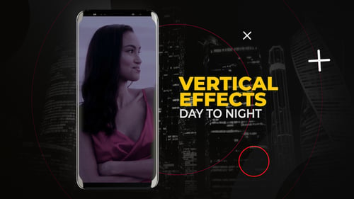 Download Vertical Day to Night Effects Premiere Pro Template