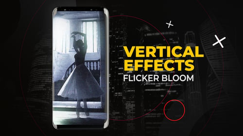 Download Vertical Flicker Bloom Effects | After Effects After Effect Template