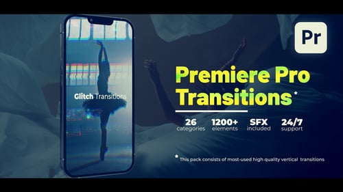 Download Vertical Transitions | Premiere Pro Premiere Pro Template