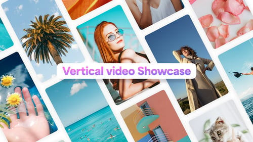 Download Vertical Video Showcase After Effects Template