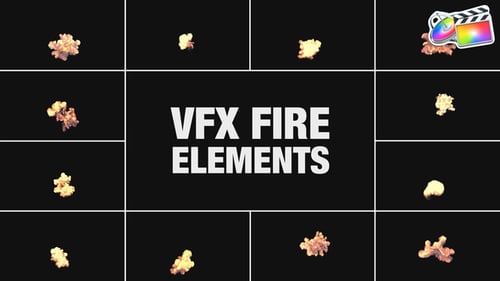 Download VFX Fire Elements for FCPX Apple Motion Template