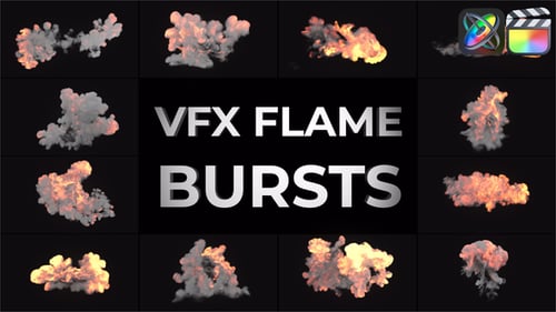 Download VFX Flame Bursts for FCPX Apple Motion Template