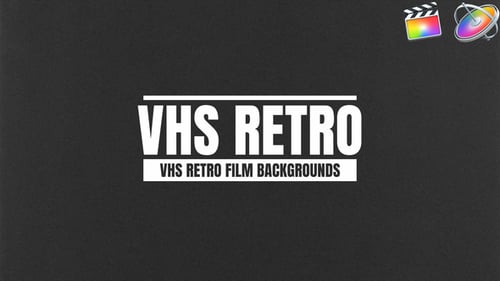 Download VHS Retro Film Backgrounds For Final Cut and Motion Apple Motion Template