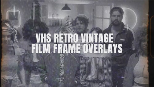 Download VHS Retro Vintage Film Frame Overlays After Effects Template