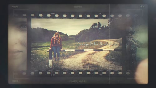 Download Vintage Film Slideshow After Effect Template