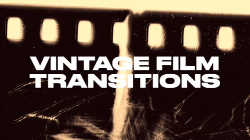 Download Vintage Film Transitions Apple Motion Template