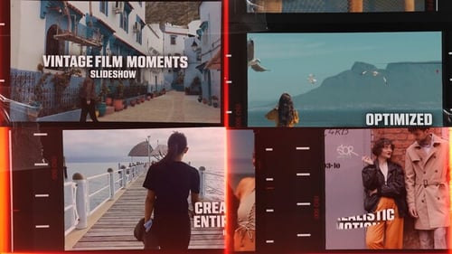 Download Vintage Moments Film Slideshow: Classic Vintage Aesthetic for Premiere Pro Premiere Pro Template