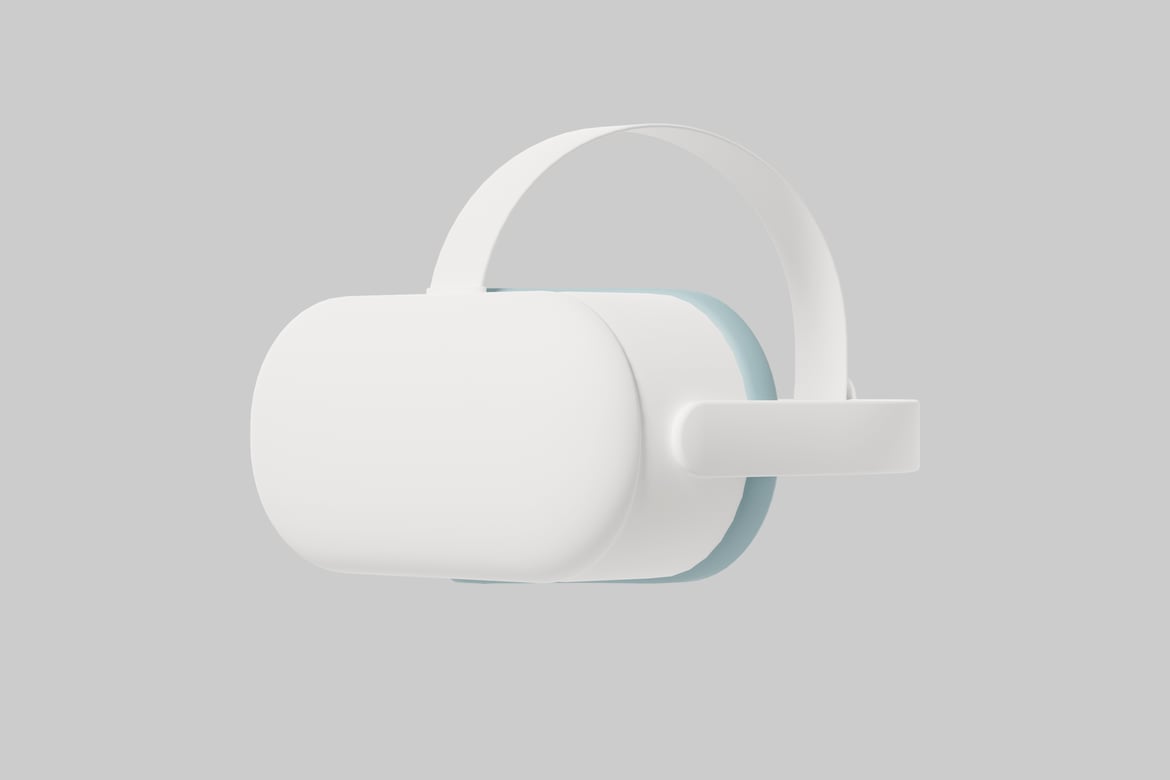 Download Virtual reality headset 3D Model