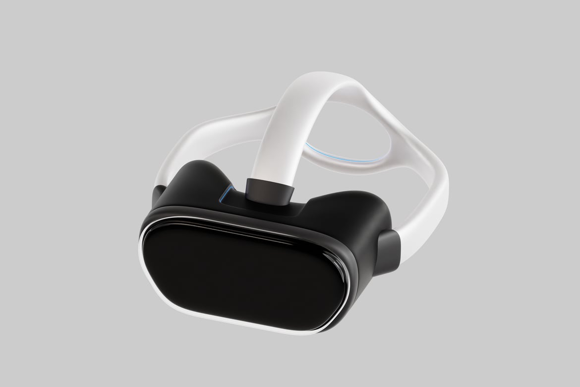 Download Virtual reality headset. 3D Model