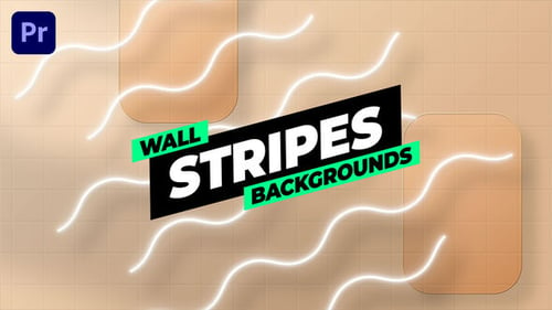 Download Wall Stripes Backgrounds Premiere Pro Template