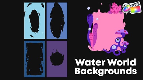 Download Water World Backgrounds | FCPX Apple Motion Template