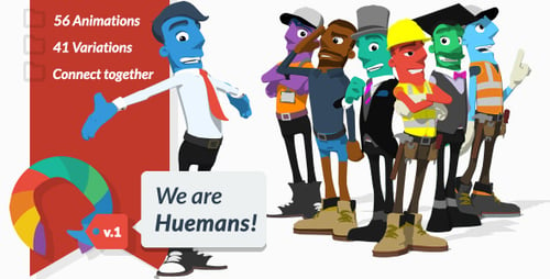 Download We are Huemans After Effect Template