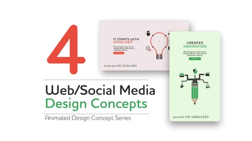 Download Web and Social Media Design Concept After Effect Template