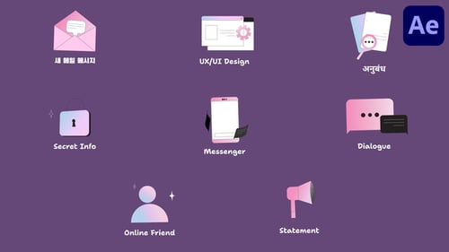 Download Web UI Icons And Titles for After Effects