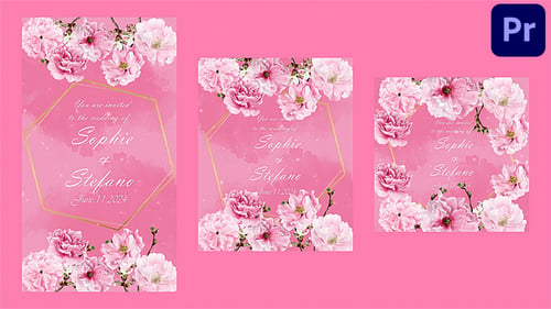 Download Wedding Invitation | MOGRT Premiere Pro Template