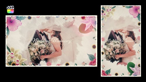 Download Wedding Memory Apple Motion Template