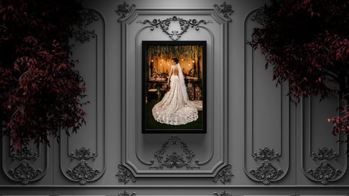 Download Wedding Slideshow in a Rococo style decor Premiere Pro Template