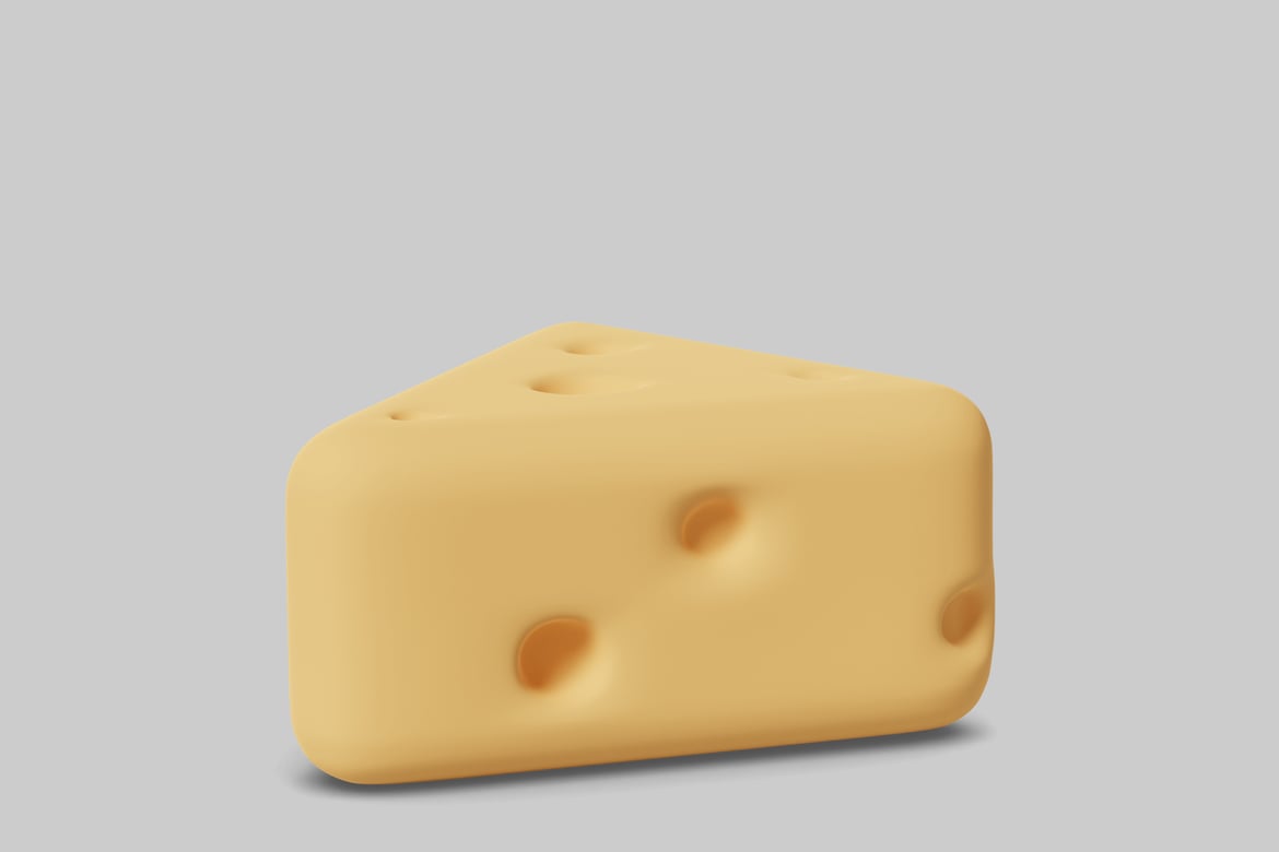 Download Wedge of cheese 3D Model