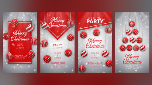 Download White Christmas Instagram Stories After Effect Template