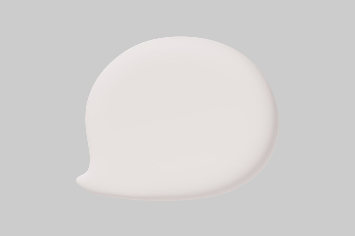 Download White Speech Bubble 3D Model