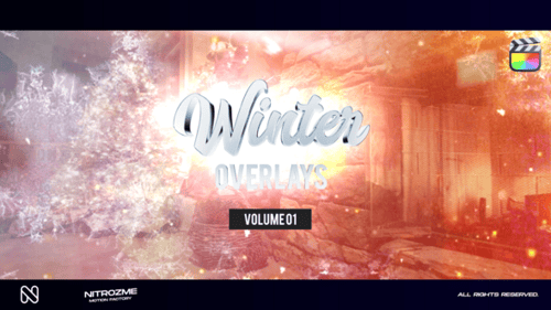 Download Winter Overlays Vol. 01 for Final Cut Pro X Final Cut Pro Template