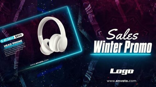 Download Winter Sale Promo After Effect Template