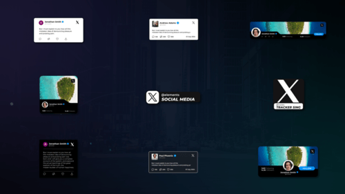 Download X Social Media After Effect Template