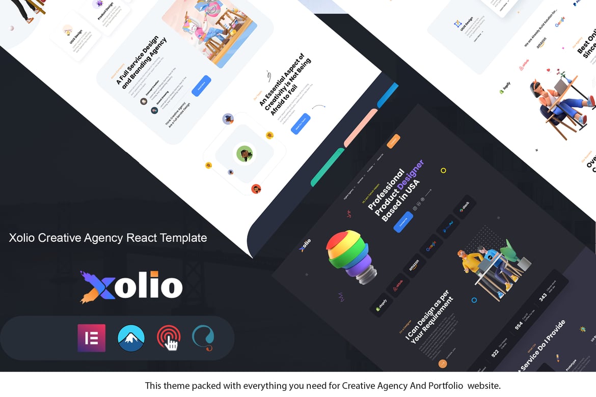 Download Xolio - Creative Agency & Portfolio React Template