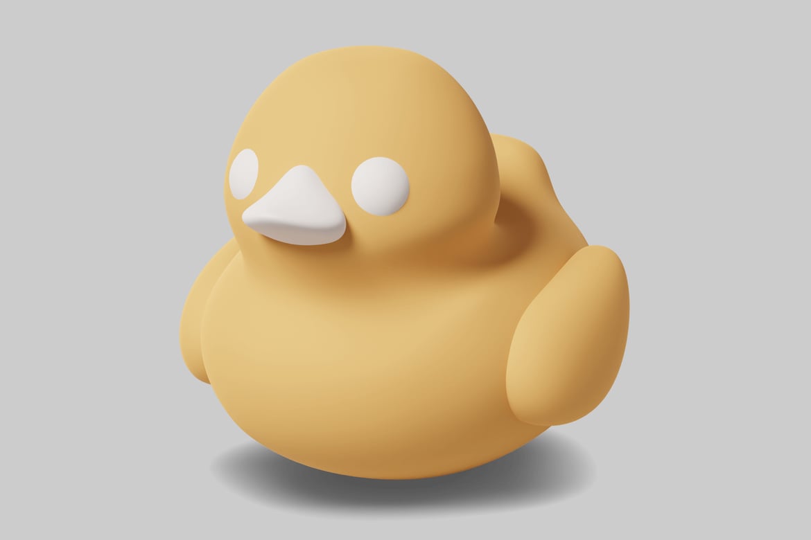 Download Yellow rubber duck 3D Model