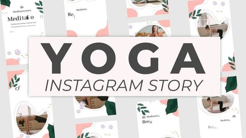 Download Yoga Instgram Story After Effect Template