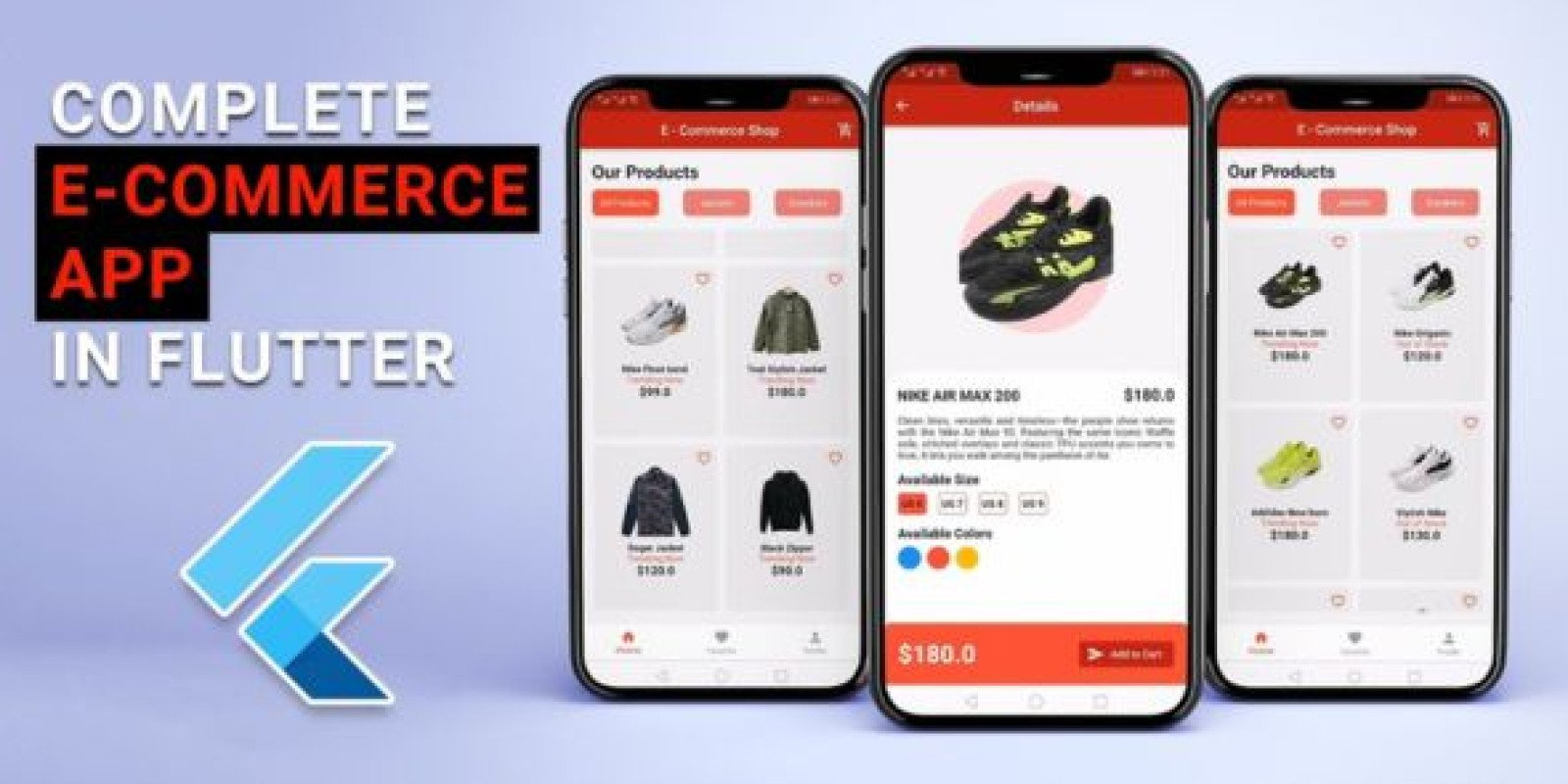 Flutter-UI kit Ecommerce App