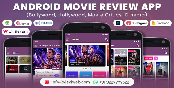 Download Android Movie Review App (Bollywood, Hollywood, Movie Critics, Cinema)