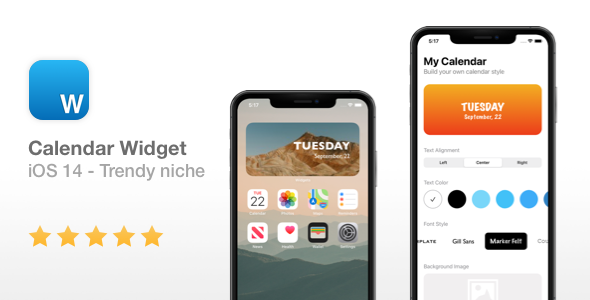 Download Calendar Widget - NEW iOS 14 Widget