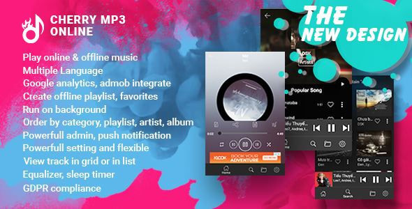 Download Cherry - Android Online Music Player with Admin Panel