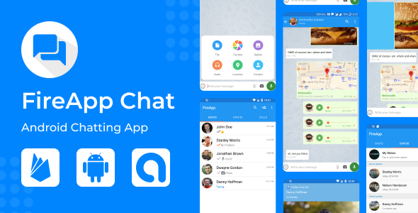 Download FireApp Chat - Android Chatting App with Groups