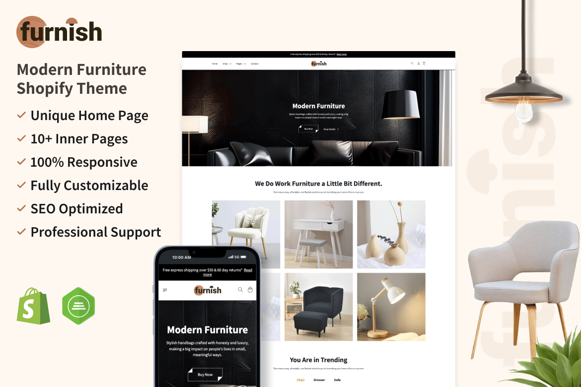 Download Furnish Modern Furniture Shopify Theme OS 2.0