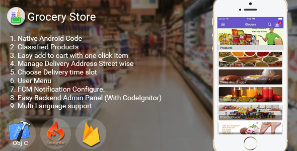 Download iOS Grocery Store  App