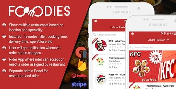 Download Native Restaurant Food Delivery & Ordering System With Delivery Boy - Android v2.0.9