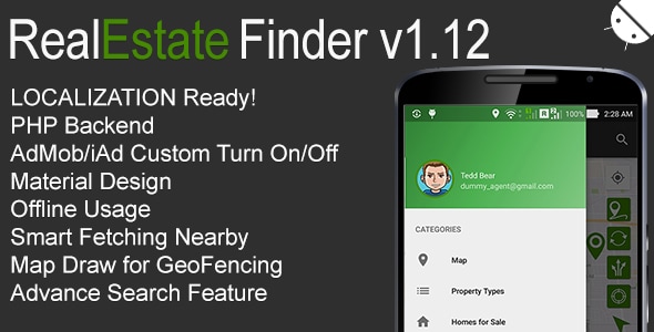 Download RealEstate Finder Full Android Application v1.12