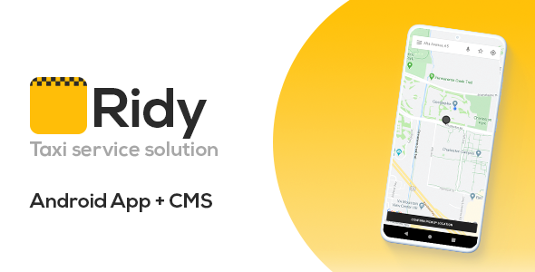 Download Ridy - Taxi Application Android + Dashboard