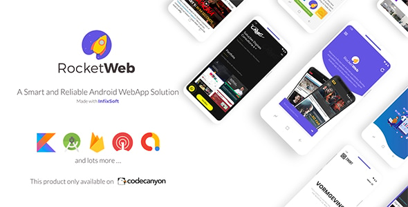 Download RocketWeb | Configurable Android WebView App Template