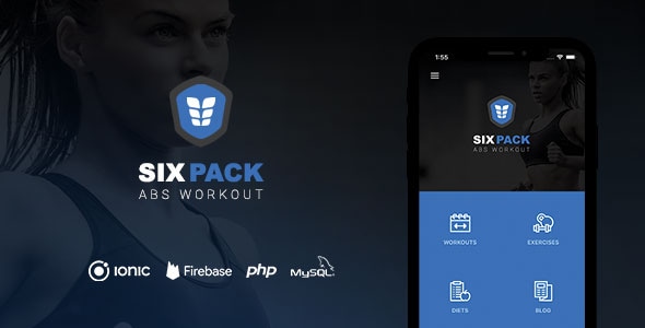 Download SixPack - Complete Ionic 5 Fitness App + Backend