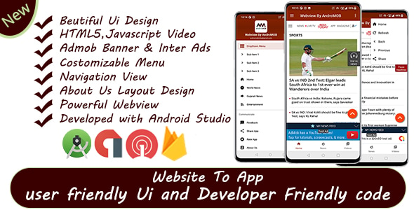 Download Super Universal Webview Android App With Admob