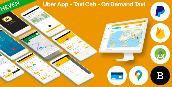 Download Uber App - Taxi Cab - On Demand Taxi | Android and iOS Complete solution