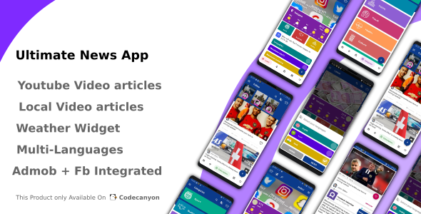 Download Ultimate News App (Video,Youtube,Weather,Survey)