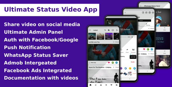 Download Ultimate Status Video App