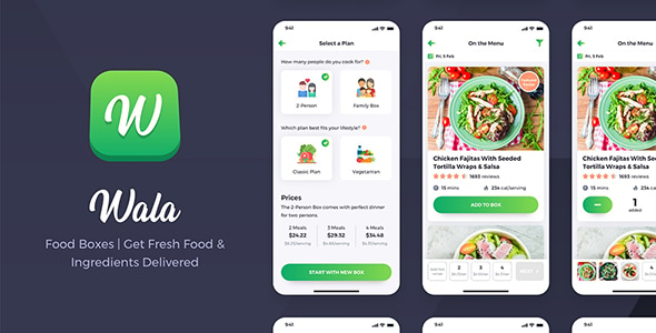 Download Wala - Food & Delivery React Native App Template