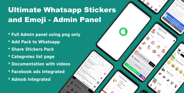 Download Whatsapp Telegram Signal Stickers and Animated Stickers - Admin Panel