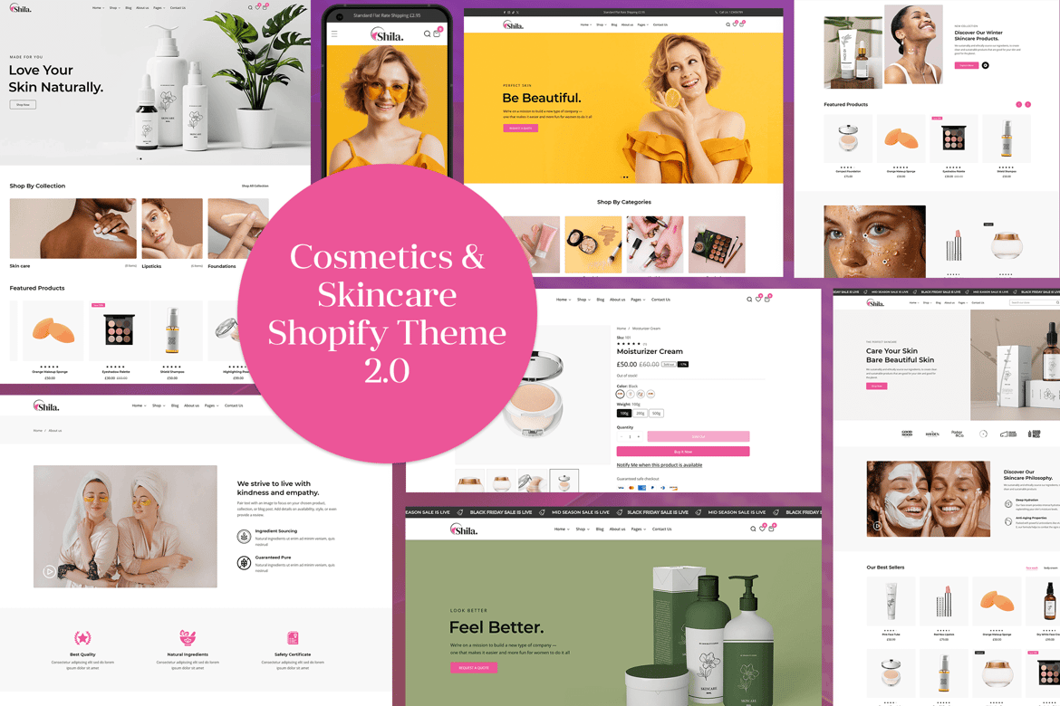 Download Shila - Cosmetics & Skincare Shopify Theme OS 2.0