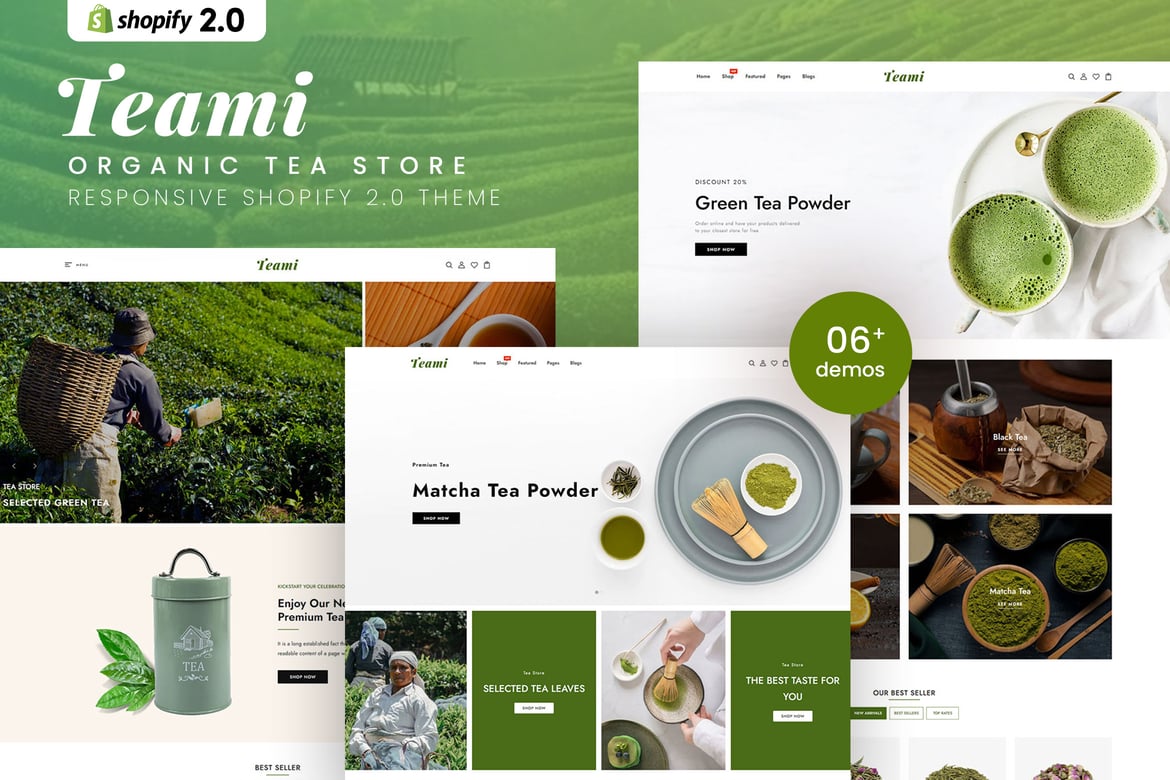 Download Teami - Organic Tea Store Shopify 2.0 Theme